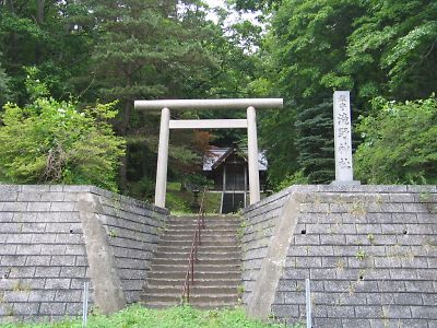 神社前景